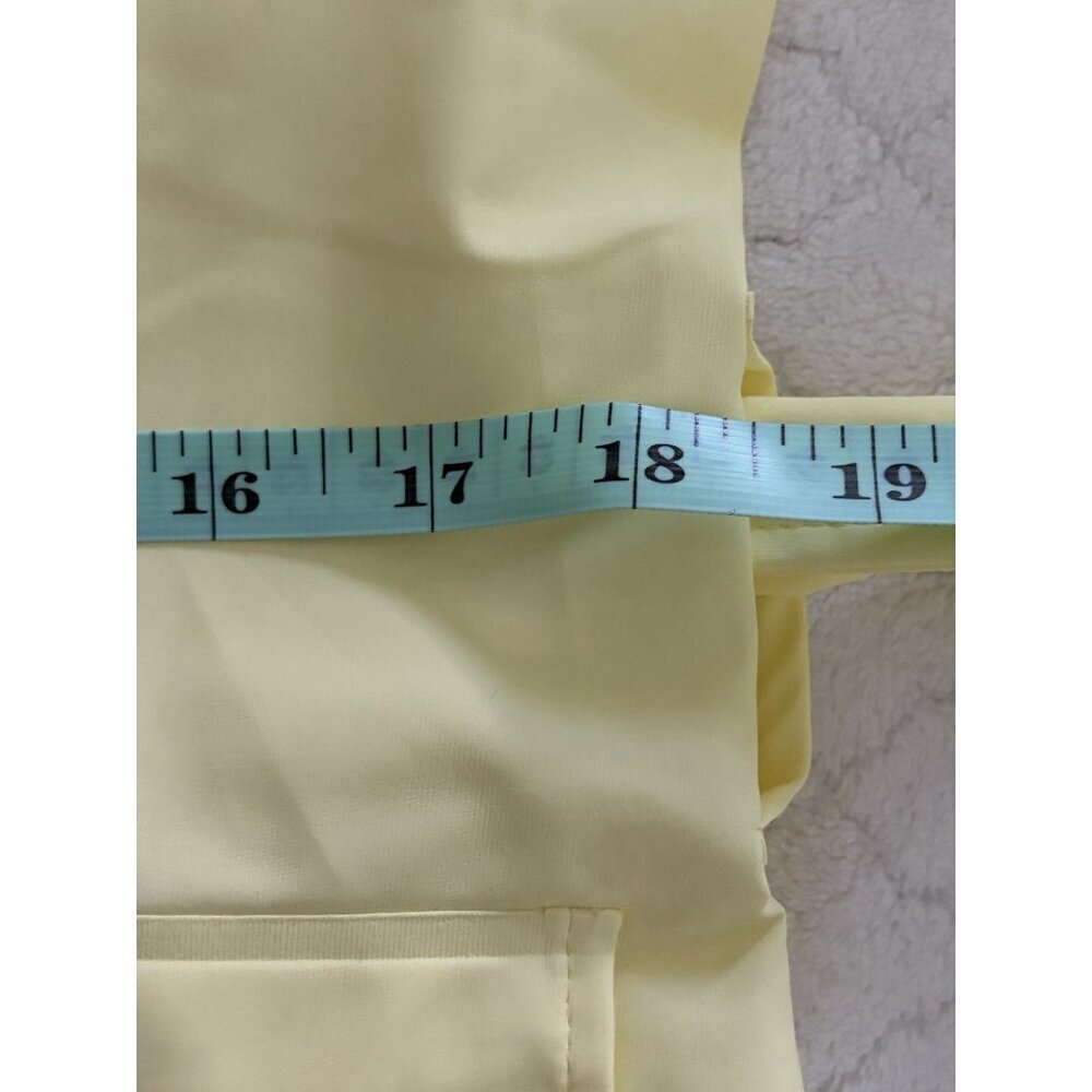 RAINS Curve Women’s Yellow Zip And Snap Closure Jacket Size Small NWT - Picture 9 of 13